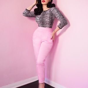 Vixen by Micheline Pitt Cigarette Pants